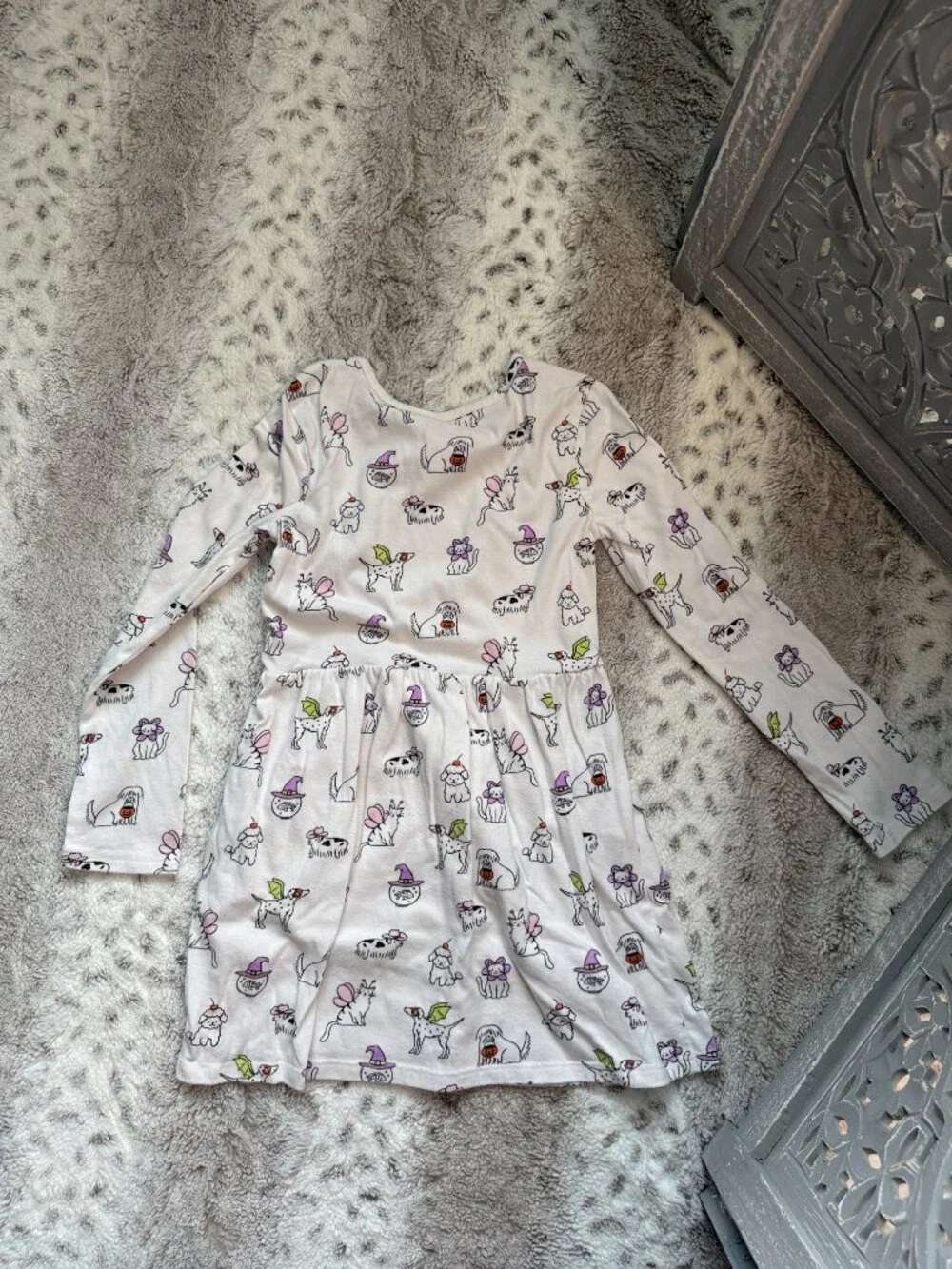 Cat & Jack long sleeve dress girls small Halloween dog cat costume girlhoodcore